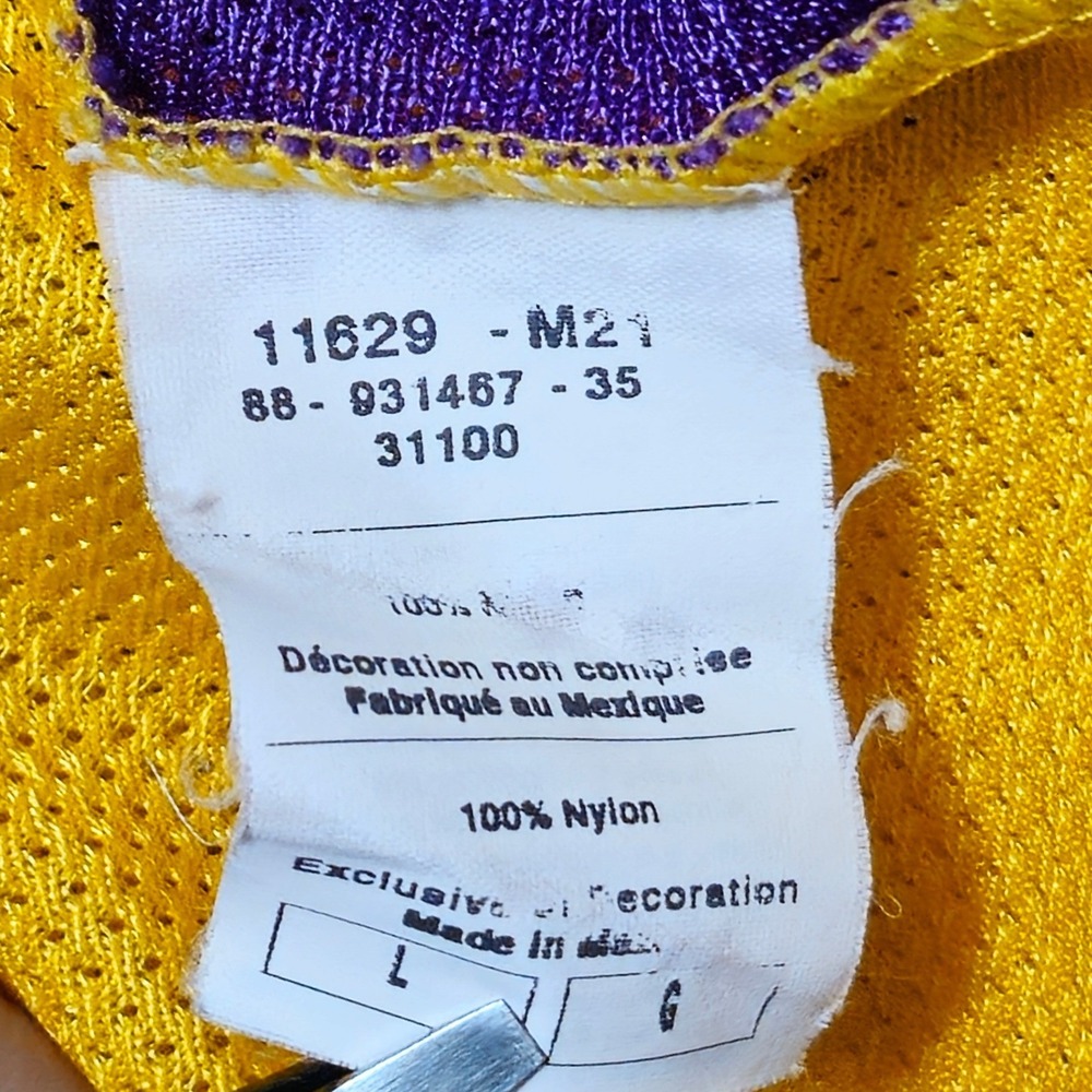 Champion Los Angeles Lakers Shaquille O'Neil 34 Vintage Jersey Size Large - Picture 4 of 8